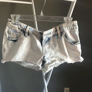 Mossimo Denim Low Rise Short Shorts